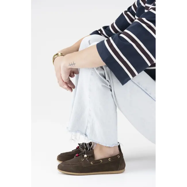 DWRS Latty mocassin donkerbruin