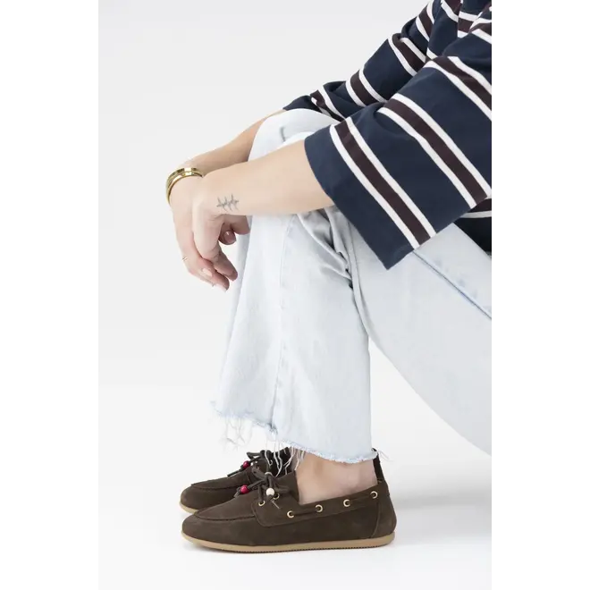 Latty mocassin donkerbruin