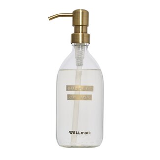 Wellmark bubbles of joy hand soap, fresh linen, lemon, cotton, musk, 500 ml
