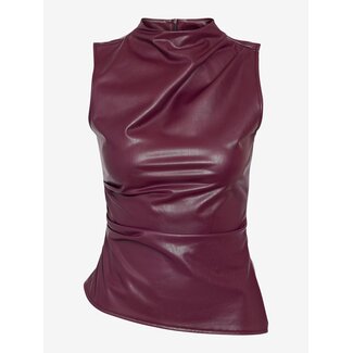Noisy may aangesloten top burgundy
