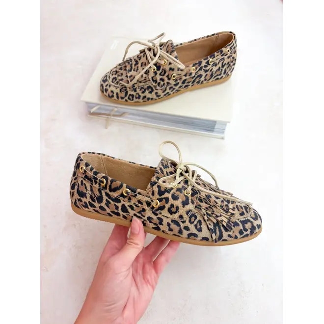 loafers leopard print