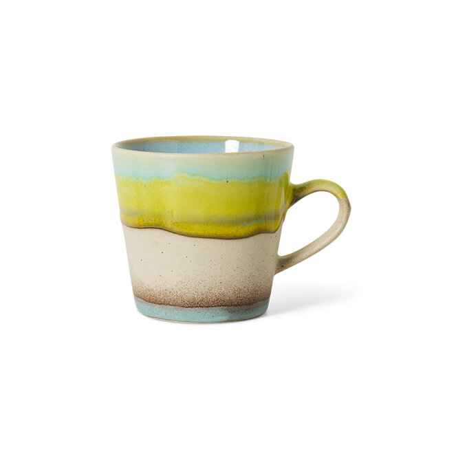 70s ceramics: americano mug glint