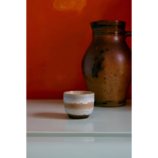 70s ceramics: café cup skyline