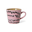 HK Living 70s ceramics: cappuccino mug bubble