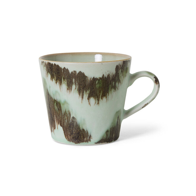 70s ceramics: cappuccino mug tide