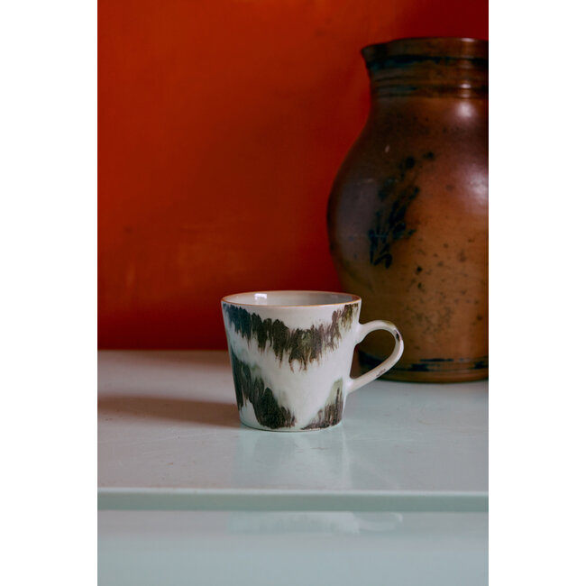 HK Living 70s ceramics: cappuccino mug tide
