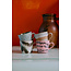 HK Living 70s ceramics: cappuccino mugs dada, set of 4