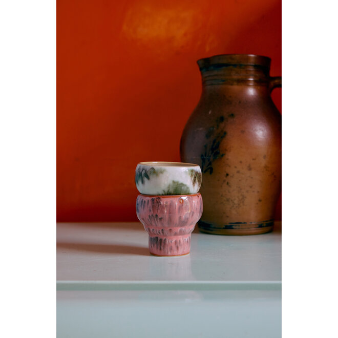 70s ceramics: lungo mugs expression, set of 2