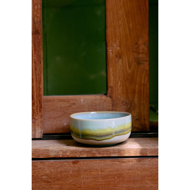 70s ceramics: dessert bowl glint