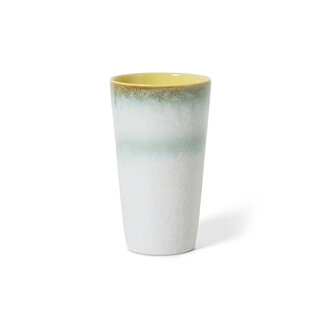 HK Living 70s ceramics: latte mug petal