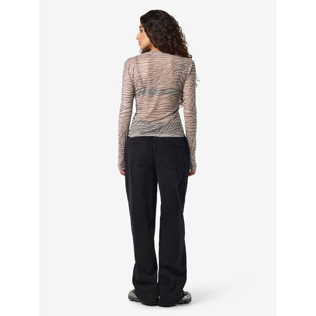 Noisy may mesh top met print