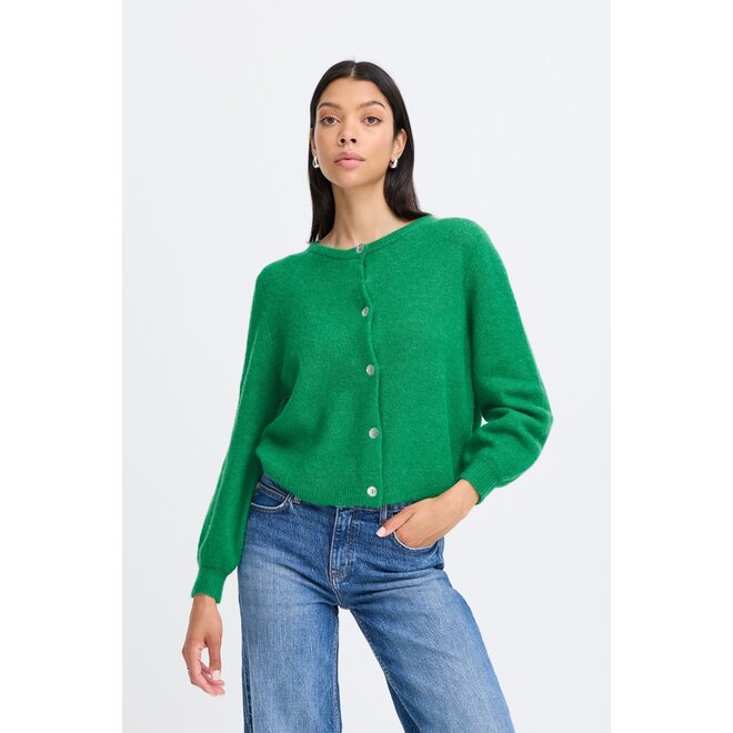 groene cardigan