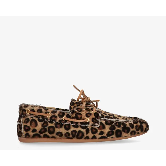 bootschoen loafer leo hair