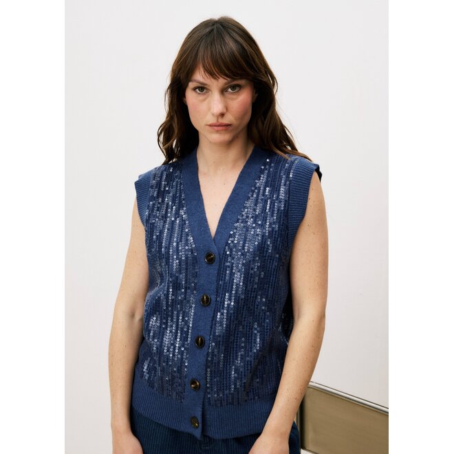 gilet met pailletten