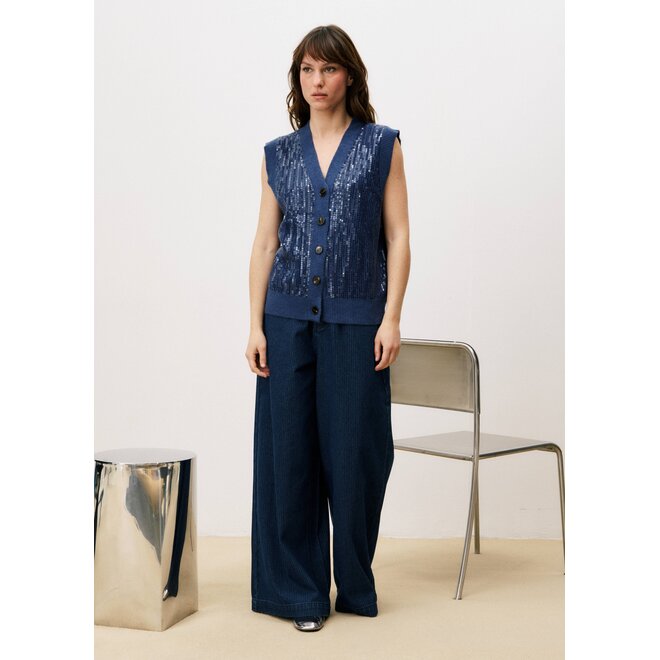 gilet met pailletten