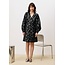FRNCH jaquard jurk met bloemen