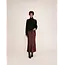 Grace&Mila rok silk look chocoladebruin