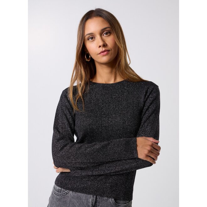 top met lurex glitter