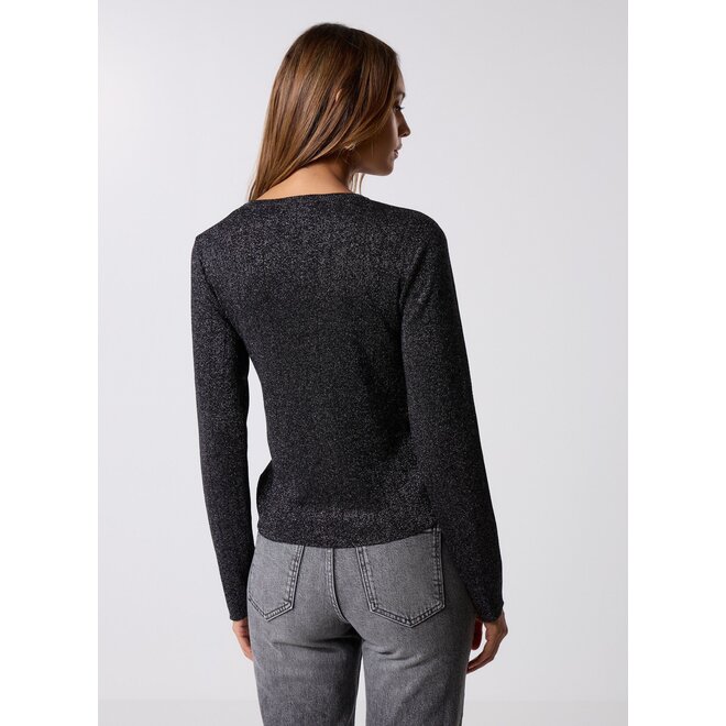 top met lurex glitter