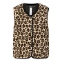 teddy gilet leopard