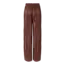 PIECES plisse pants glanzend bruin