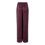 PIECES plisse pants glanzend bordeaux