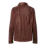 PIECES plisse blouse glanzend bruin
