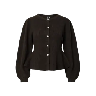 PIECES knit cardigan choco