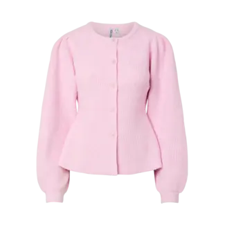 PIECES knit cardigan roze