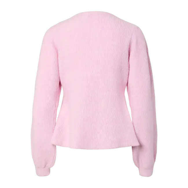 PIECES knit cardigan roze