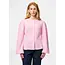 PIECES knit cardigan roze