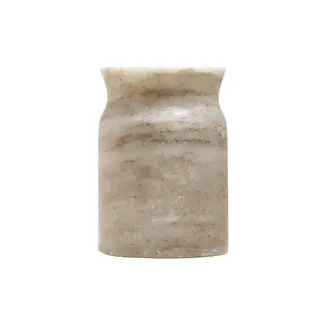 Wellmark Marble jar warm beige