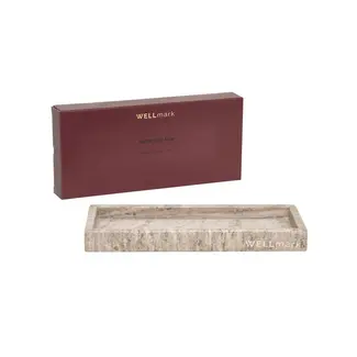 Wellmark Marble tray, beige