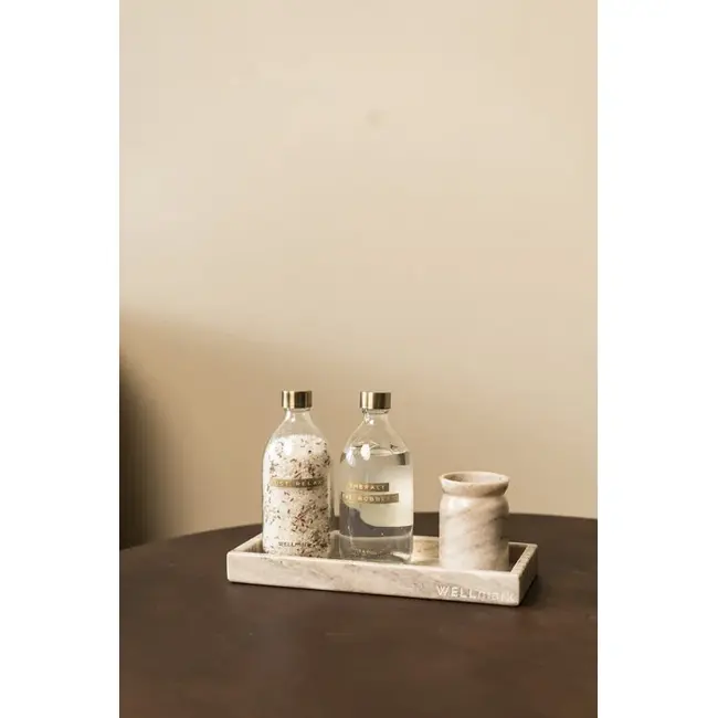 Wellmark Marble tray, beige