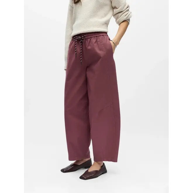 barrel pant met strikdetail