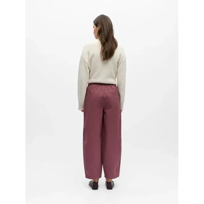 barrel pant met strikdetail