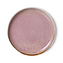 side plate rustic pink
