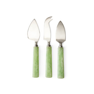 HK Living cheese knives sage