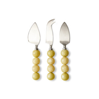 HK Living cheese knives lemon
