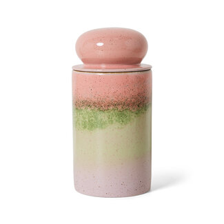 HK Living storage jar, glaze