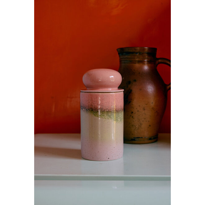 storage jar, glaze