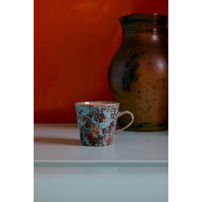 americano mug, patina