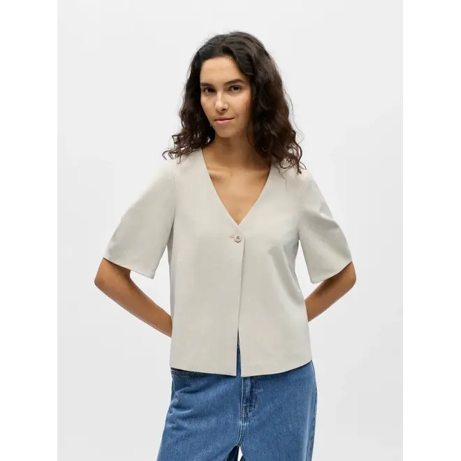 Lisa top, humus/melange