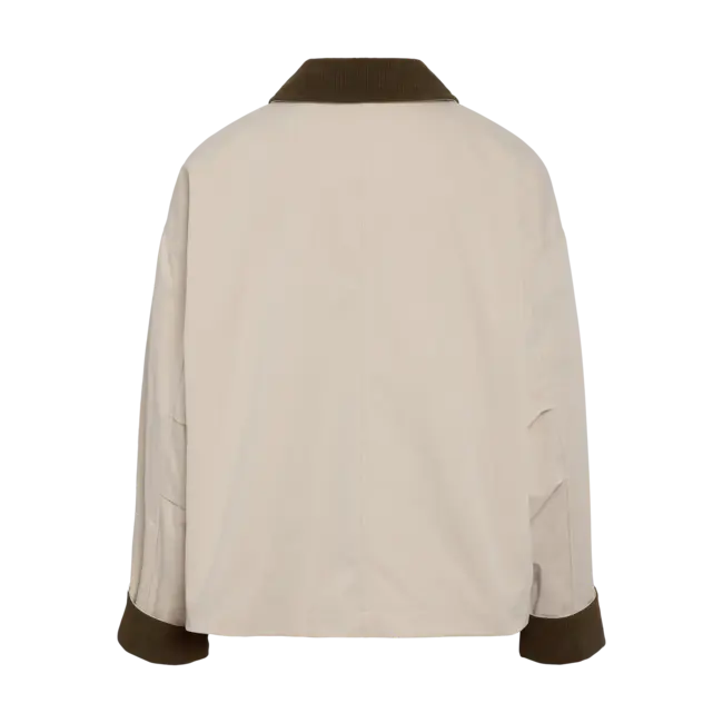 Noisy may jacket met corduroy kraag
