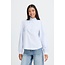 B.Young gestreepte blouse met accentkraag