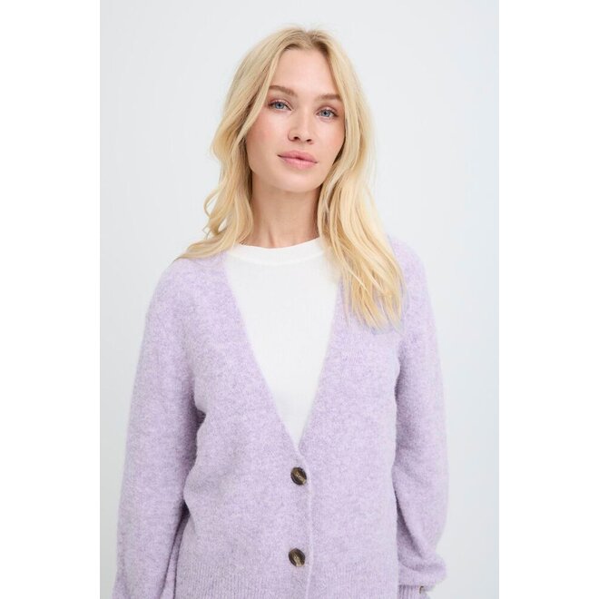 vest met accentmouwen