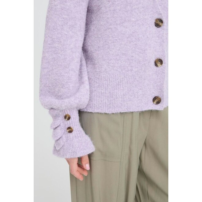 vest met accentmouwen