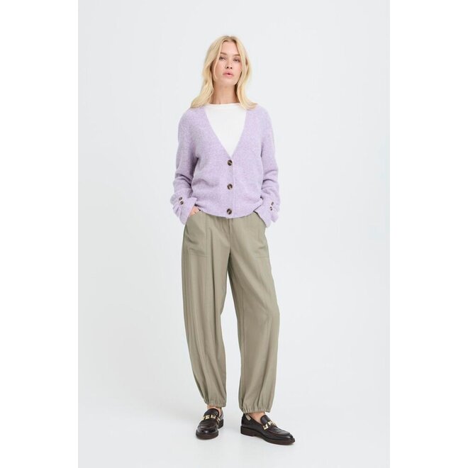 vest met accentmouwen