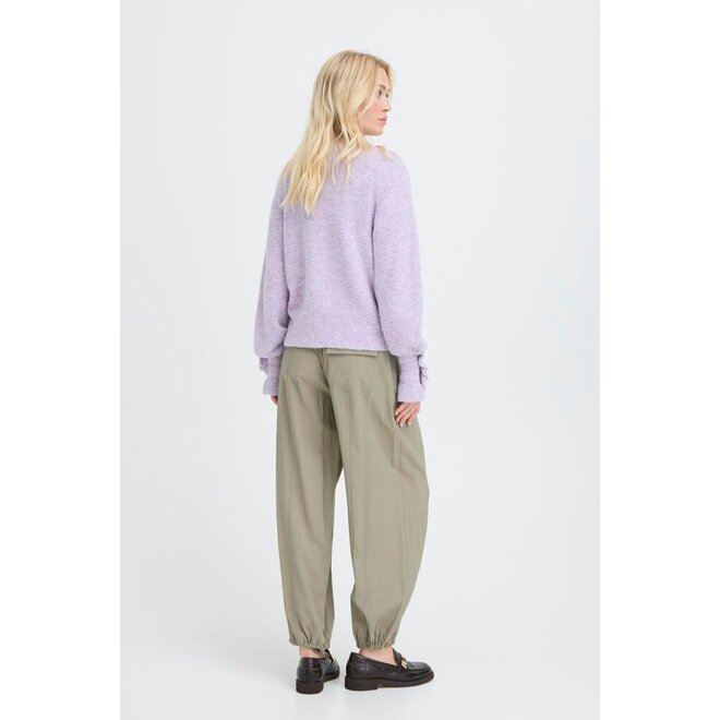 vest met accentmouwen