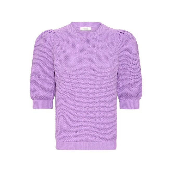 gebreide top lavendel